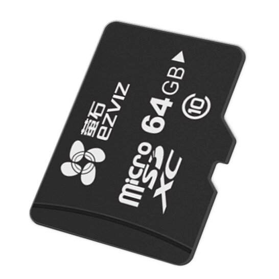 萤石（EZVIZ）视频监控 摄像头 专用Micro SD存储卡TF卡 64GB Class10
